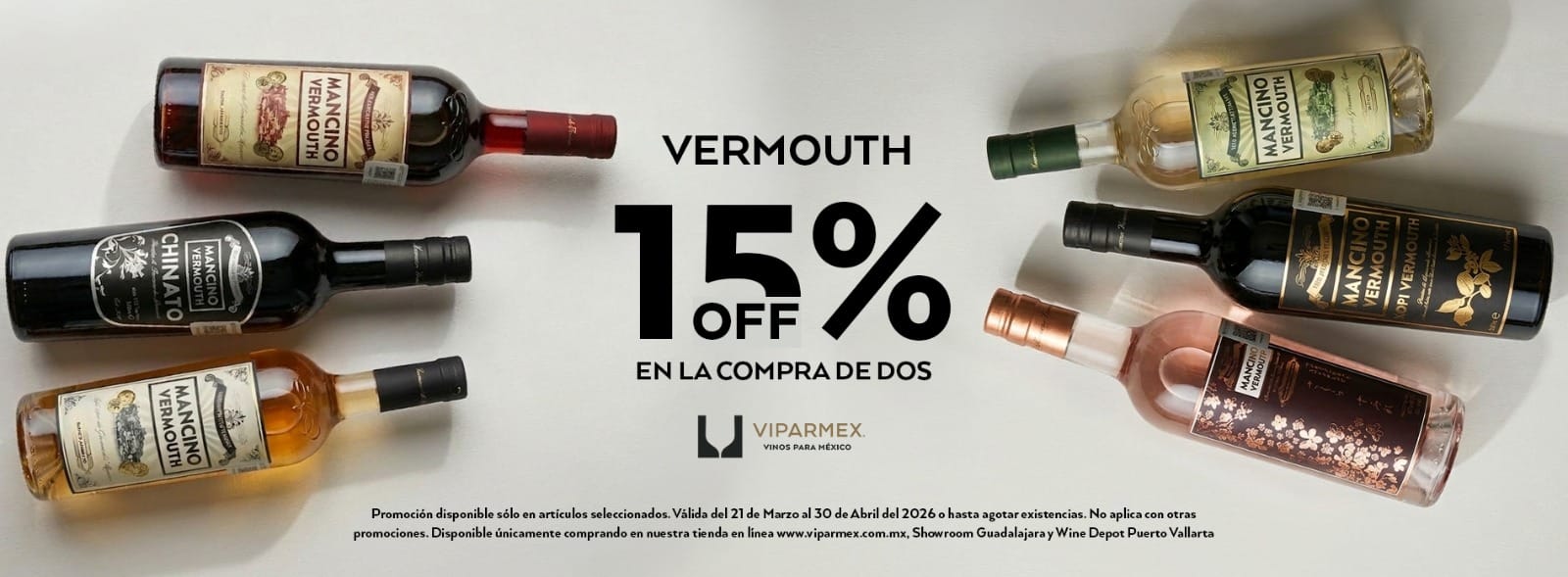 Colección de Vermouth Viparmex